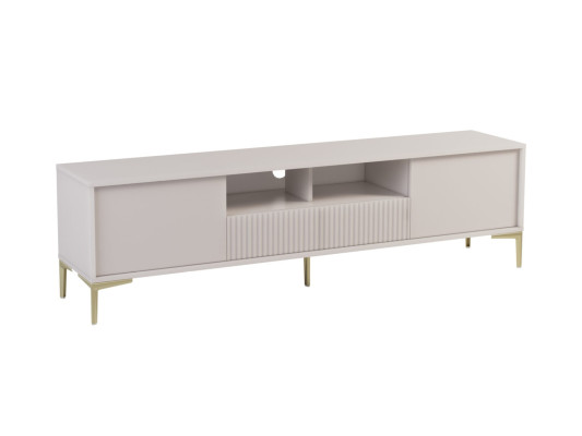 Moderne roestvrijstalen TV-standaard