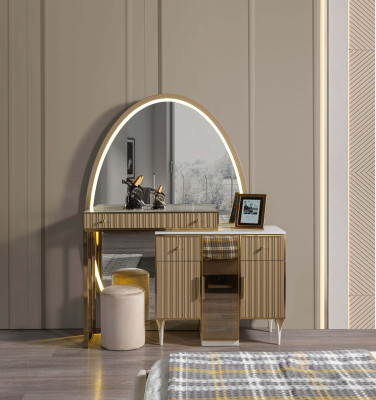 Moderne commode met spiegel voor de slaapkamer