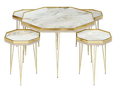 Houten salontafelset