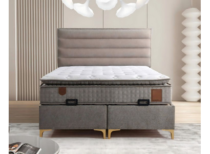 Lichte bed met matras – Elegant meubelstuk voor de slaapkamer