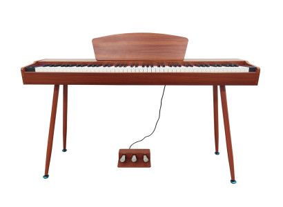 Digitale piano 135 cm rode kersen toetsen