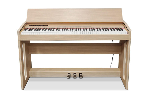 Digitale piano voor thuisgebruik 130 cm lichtbruin