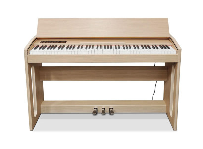 Digitale piano voor thuisgebruik 130 cm lichtbruin