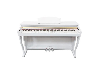 Glanzend wit digitaal piano voor thuis