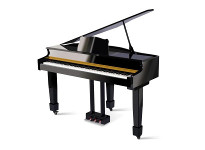 Digitale piano Mustat