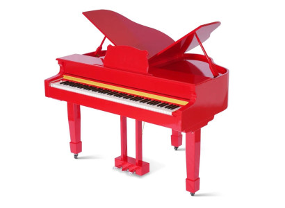 Glanzend rode digitale piano