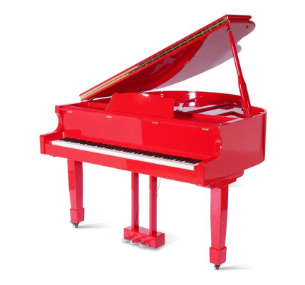 Digitale piano met glanzend oppervlak