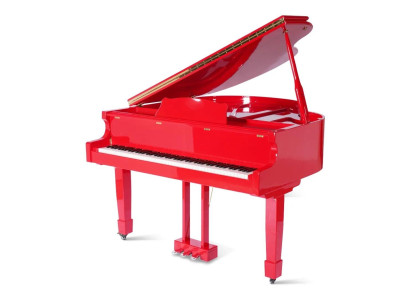Digitale piano met glanzend oppervlak
