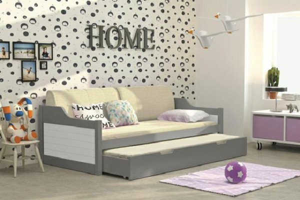 Slaapbank met functie en lade, tweepersoonsbed, stapelbed, David bedden