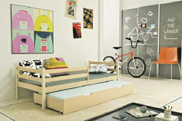 Stapeldbed Kaksosvuode met twee bedden, ladebed, kinderbed, houten bed