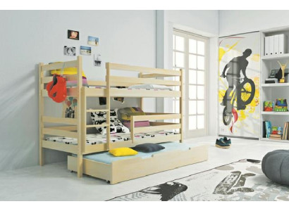 Tweepersoonsbed, hoog bed, tweepersoonsbed, massief houten bedden