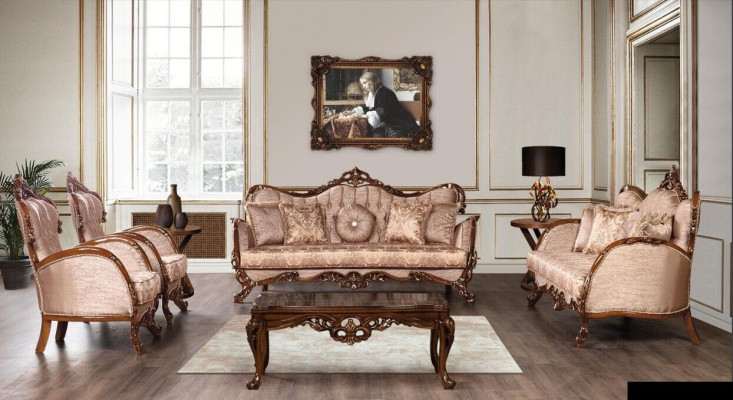 Sofaset 3+3+1+1 zitsbank koffietafel set bank fauteuil banken set 5-delig.