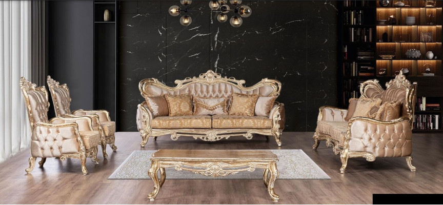 Sofa set 3+3+1+1 zits salontafel bank fauteuil banken Relax Luxe Set 5-delig