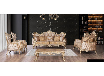 Sofa set 3+3+1+1 zits salontafel bank fauteuil banken Relax Luxe Set 5-delig