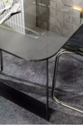 Luxe eetkamer glazen design tafel eetgroep eettafel met 4 stoelen 5-delig