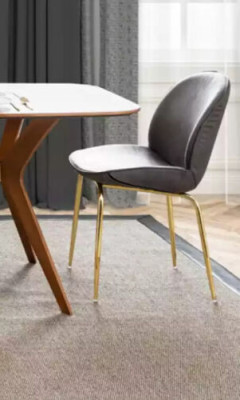 Italiaanse stijl Eettafel 4x Stoelen Houten Tafel Eetset Modern Design 5-delig