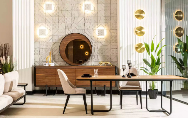 Meubels Eettafel Tafels 220x100 cm Luxe Eettafel Tafel Hout Eettafels