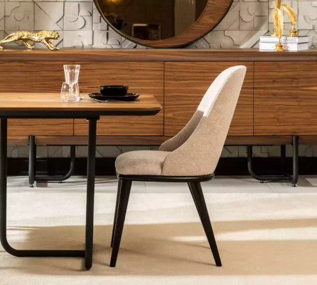 Stoelontwerper houten eetkamerstoel luxe hout nieuw meubilair stoelen nieuw