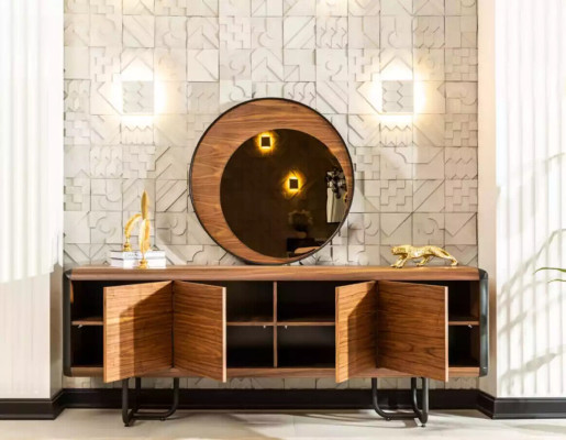 Eettafel 4x stoelen eetkamerset eetkamer groep moderne dressoir set