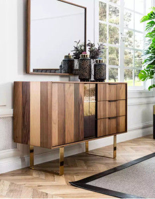 Stijlvolle slaapkamer meubelset in minimalisme en met functionaliteit