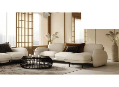 Hoekbank L-vorm Zitplaatshoek banken Stof Woonkamer Ontwerp Bankstellen Stoffering Modern