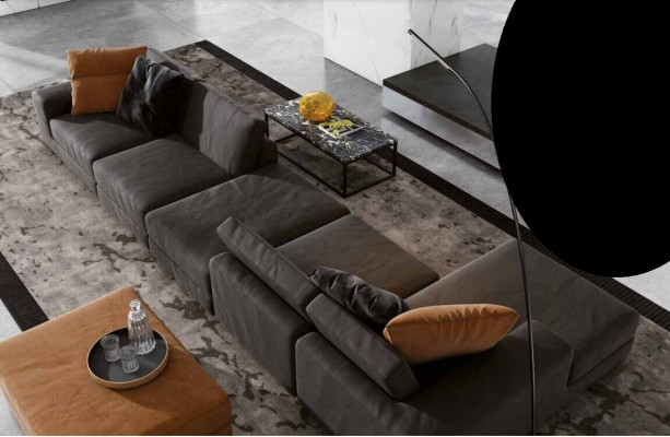 Luxe hoekbank L-vorm bank Banken Modern Woonkamer textiel bekleding Ontwerp Hoek Nieuw