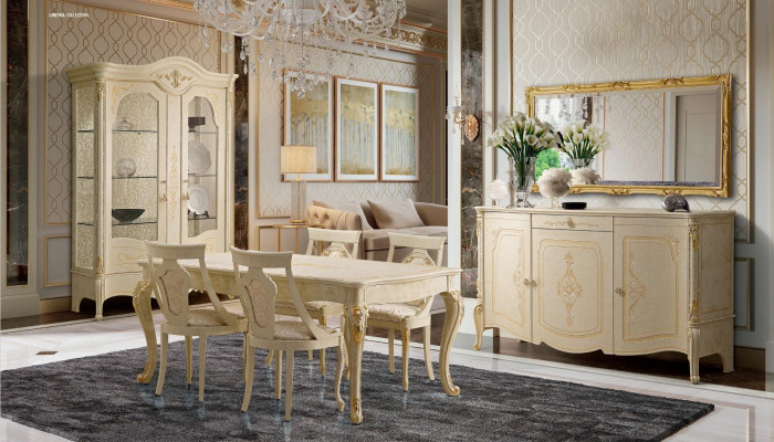 Vitrine Italiaanse luxe meubels Vitrinekast Glazen ontwerpkast