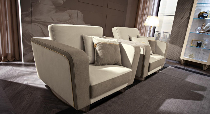 Ontwerp Lounge Club Relax Fauteuil Stoel Bekleding TV-leer Textiel Hout Stof