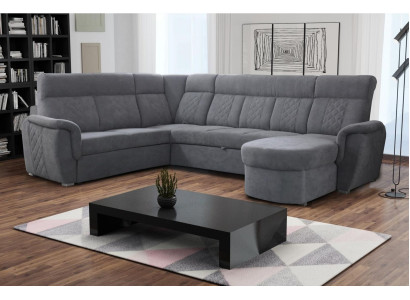 Woonlandschap Luxe Bekleding Modern Relax Bank Bank Hoekbank U-vorm Zitmeubel