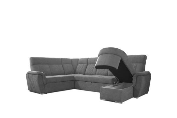 Woonlandschap Luxe Bekleding Modern Relax Bank Bank Hoekbank U-vorm Zitmeubel