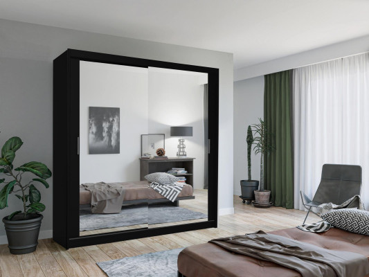 Kledingkast kast kast wandkast 2 deuren hout Nieuw Slaapkamer meubels.