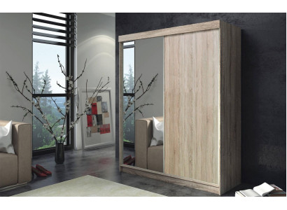 Kast Kledingkast Hoge kast Modern Beige Hout Kasten Slaapkamer Nieuw