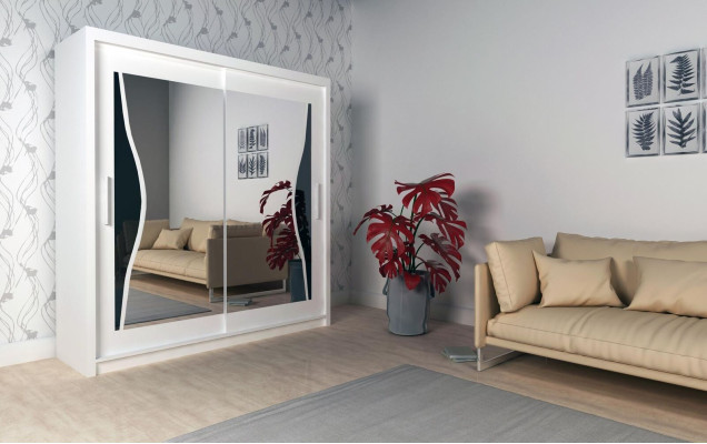 Ontwerp slaapkamer kasten houten meubelen Nieuwe meubels Kledingkast Kast hout