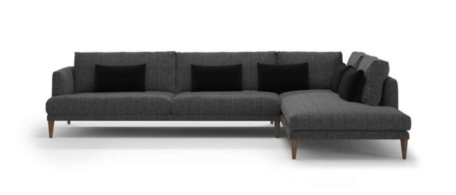 Wooneilandbank Bank Hoekbanken L-vorm Stoffen meubels Modern interieur