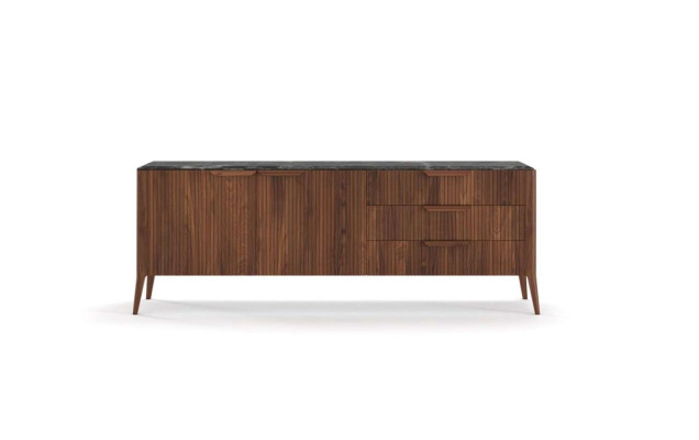 Grote houten dressoir Moderne eetkamermeubels Echt houten laden Nieuw