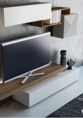 Moderne witte woonwand woonkamermeubels wandkasten meubels nieuw