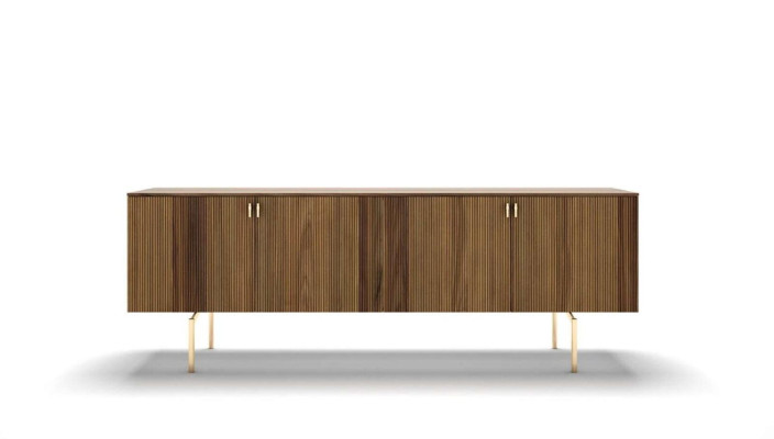 Hoge woonkamer commode, luxe dressoir, vrijstaande kast, moderne buffetkast.