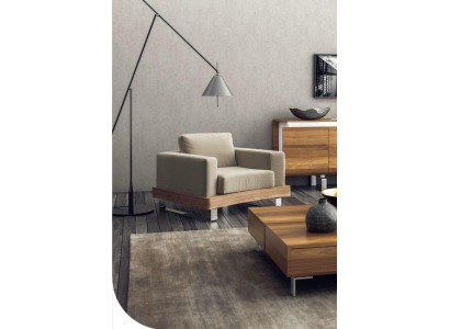 Beige Witte Fauteuil Zitmeubel Woonkamermeubilair Leunstoel Oorfauteuil