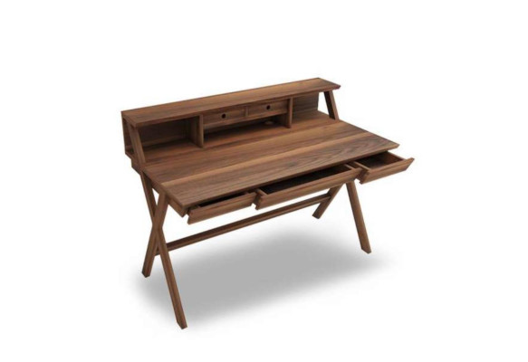 Echt houten bureau Houten meubels Moderne computertafel met laden
