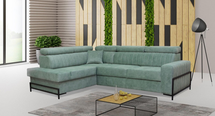 Woonkamer L-vormig Modern Design Stoffen Stof Luxe Bank Hoek Bankstel