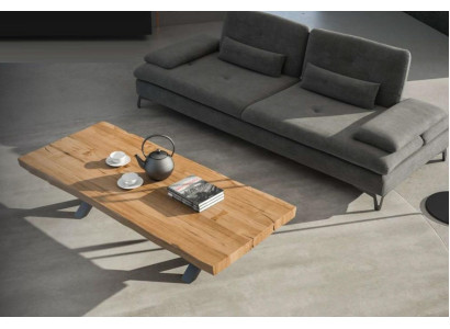 Echt houten salontafel Rechthoekige tafel Theetafel Moderne woonkamertafel