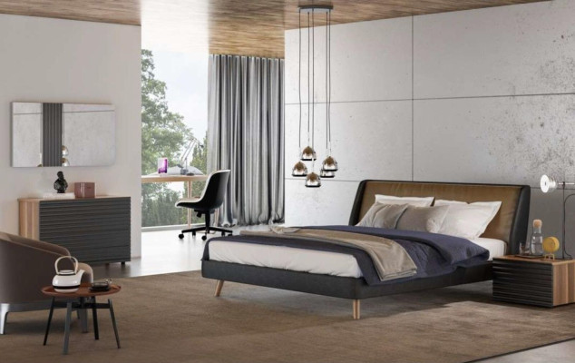 Moderne houten nachtkastje bijzettafel kleine bijzettafel slaapkamer