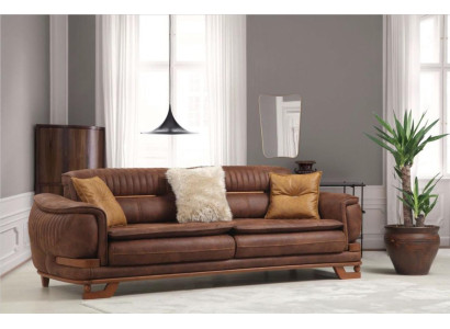 Luxe driezitsbank driezitsbank 3-zitsbank design woonkamer kunstleer