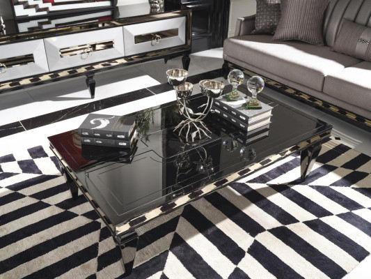 Garnituur 4-zits bankstel stoffen sofa salontafel grijs tv-meubel set 3-delig