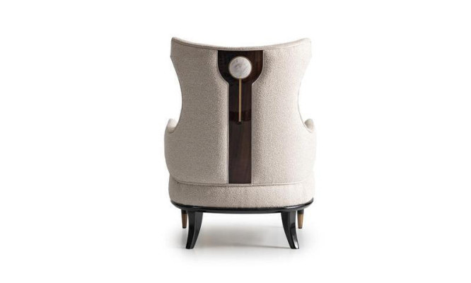 Fauteuil Groep Woonkamer Barkast Modern Oorfauteuil Beige Kast