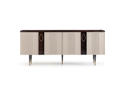 Sideboard Dressoir Ladekast Houten Kast Wit Ontwerp Eetkamer meubels