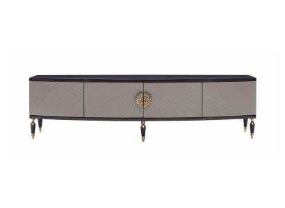 Sideboard RTV Lowboard TV Ständer Schrank Holz Grau Wohnzimmer  Sideboard RTV Lowboard TV-stand Kast Hout Grijs Woonkamer
