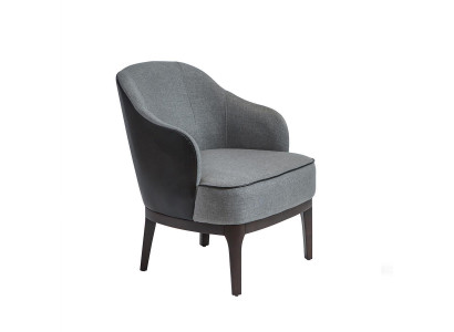 Woonkamer meubels fauteuil grijs inrichting luxe gestoffeerde meubels nieuw zitje