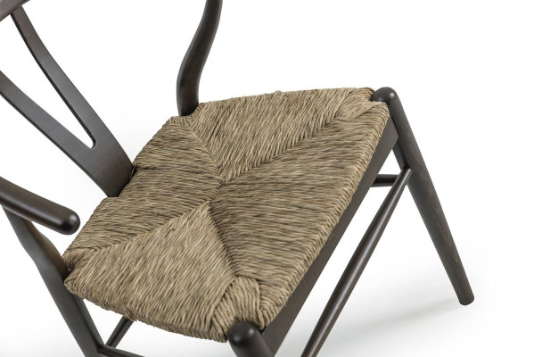 Bruine stoel meubilair zitplaats modern design eetkamer inrichting bekleding nieuw