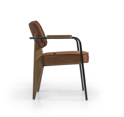 Eetkamerstoel Luxe stoel met armleuningen Ontwerper Nieuwe inrichting Armstoel